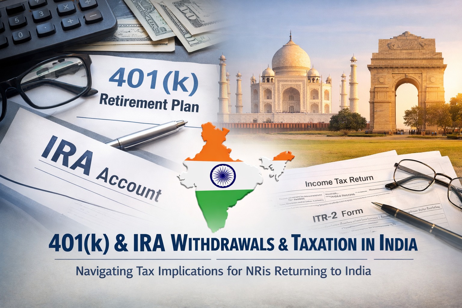 US 401k taxation in India